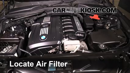 2010 BMW 528i 3.0L 6 Cyl. Air Filter (Engine) Replace